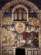 GIOTTO di Bondone Last Judgment oil on canvas